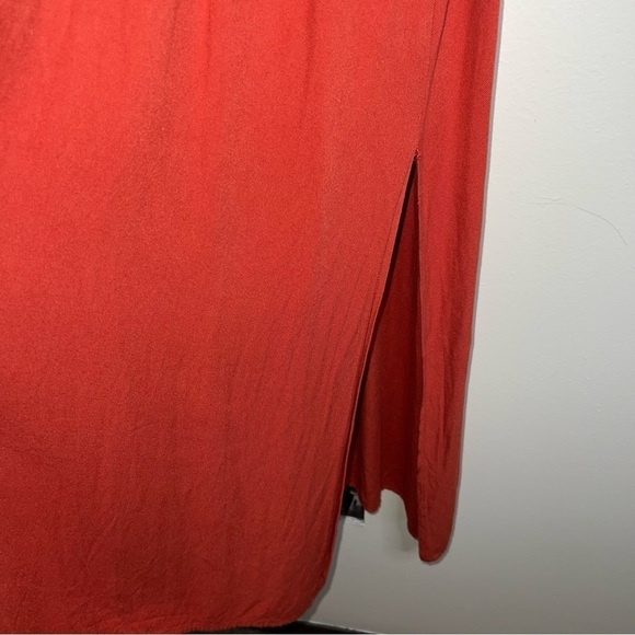 Lulu’s Friday I’m In Love Maxi Dress Burnt Orange Size Small - Picture 5 of 10